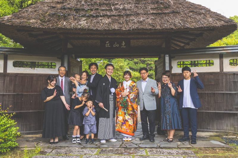 大切な家族とも撮影できます!