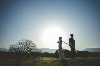 UNE+foto wedding（アン+フォト）_【ドレス/公園】