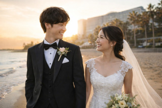 UNE+foto wedding（アン+フォト）_【ドレス/ビーチ・チャペル】