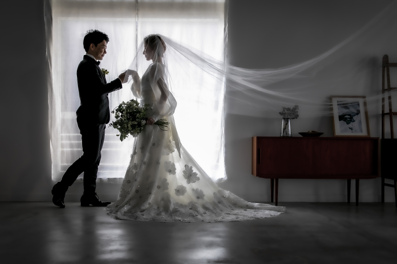 インポートドレスが回数無制限で試着可能!