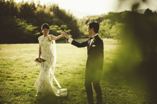 UNE+foto wedding（アン+フォト）_【ドレス/公園】