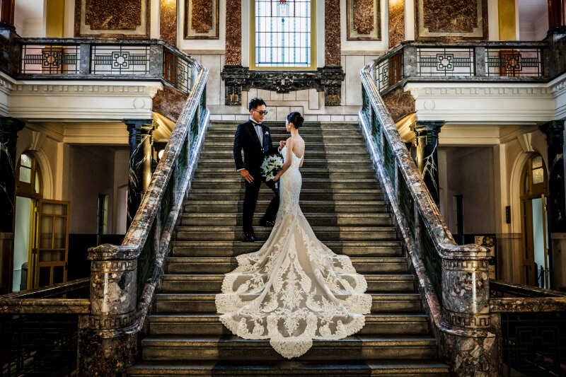 二人だから撮れた！とにかくオシャレにかっこよくを意識したロケーションフォト