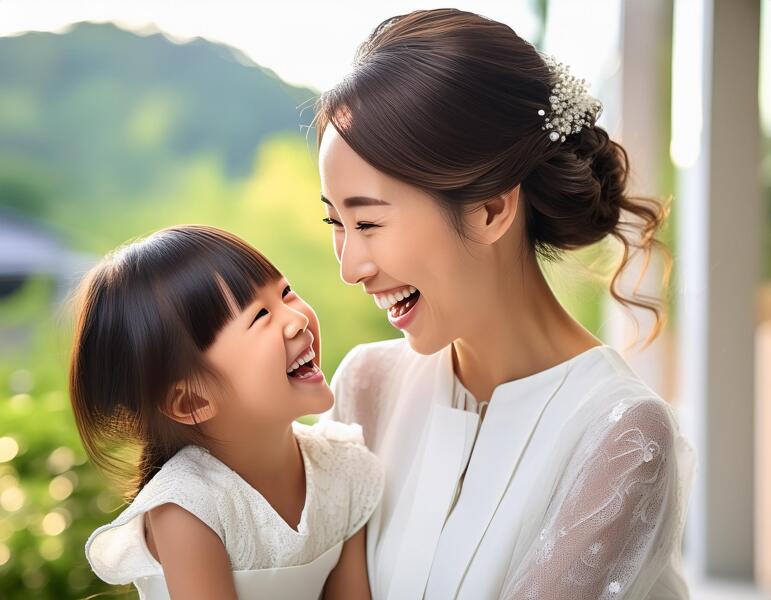 お子様との大切な写真も残せます