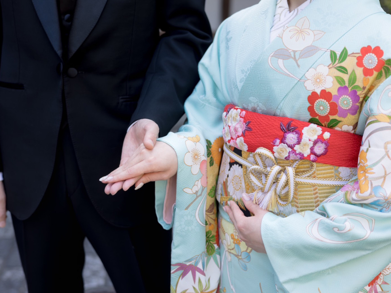 和装から洋装まで、こだわりの衣裳がお持込み可能!