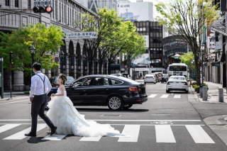 arte KiKi_神戸元町＆ハーバーランド前撮り撮影風景