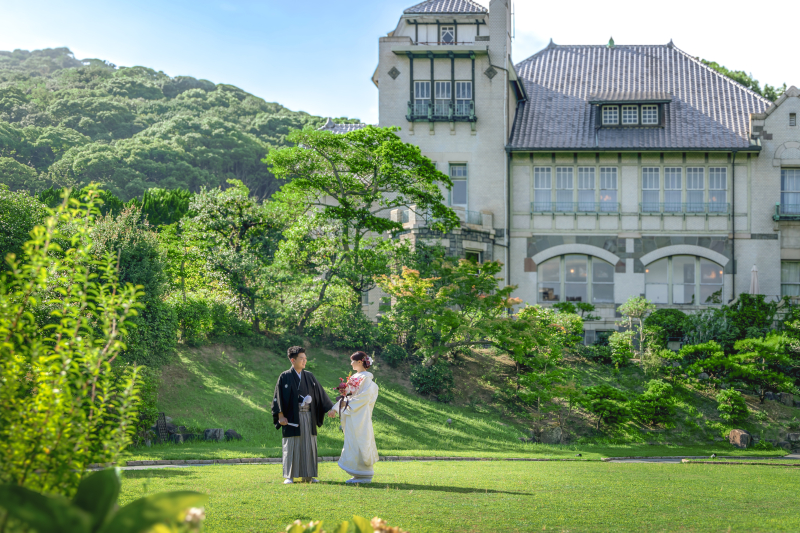 【神戸迎賓館 旧西尾邸プラン】和装(2名フォトグラファー+衣裳+新婦ヘアメイク+データ100+美容・スリム補正)