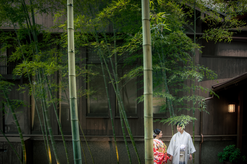 【鮒鶴京都鴨川リゾートプラン】和装(2名フォトグラファー+衣裳+新婦ヘアメイク+データ100+美容・スリム補正)
