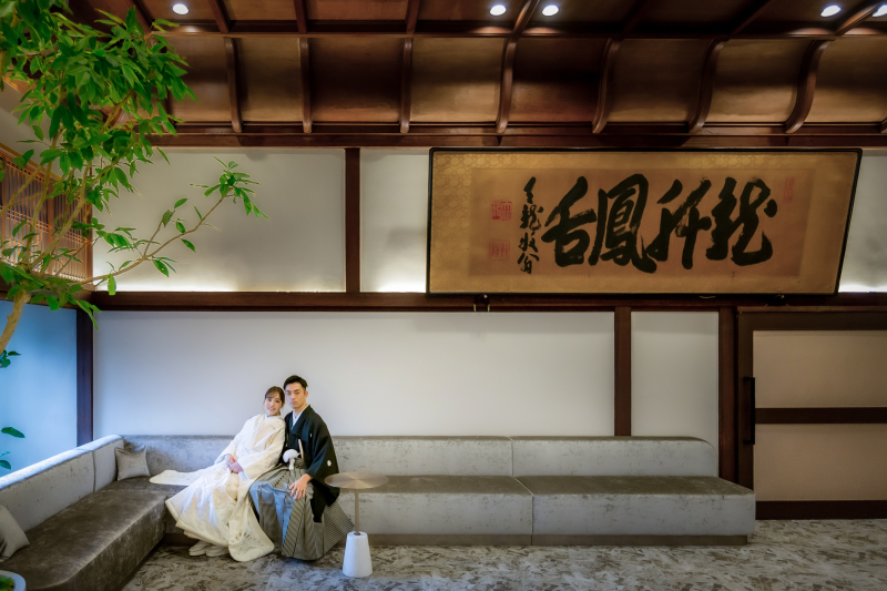【鮒鶴京都鴨川リゾートプラン】和装(2名フォトグラファー+衣裳+新婦ヘアメイク+データ100+美容・スリム補正)