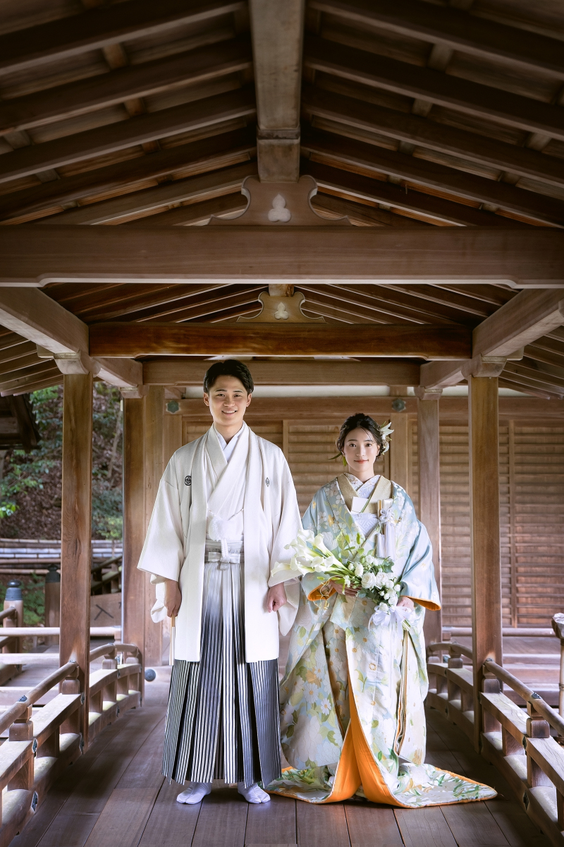 【通常プラン】和装ロケーション(2名フォトグラファー+衣裳+新婦ヘアメイク+データ100+美容・スリム補正)
