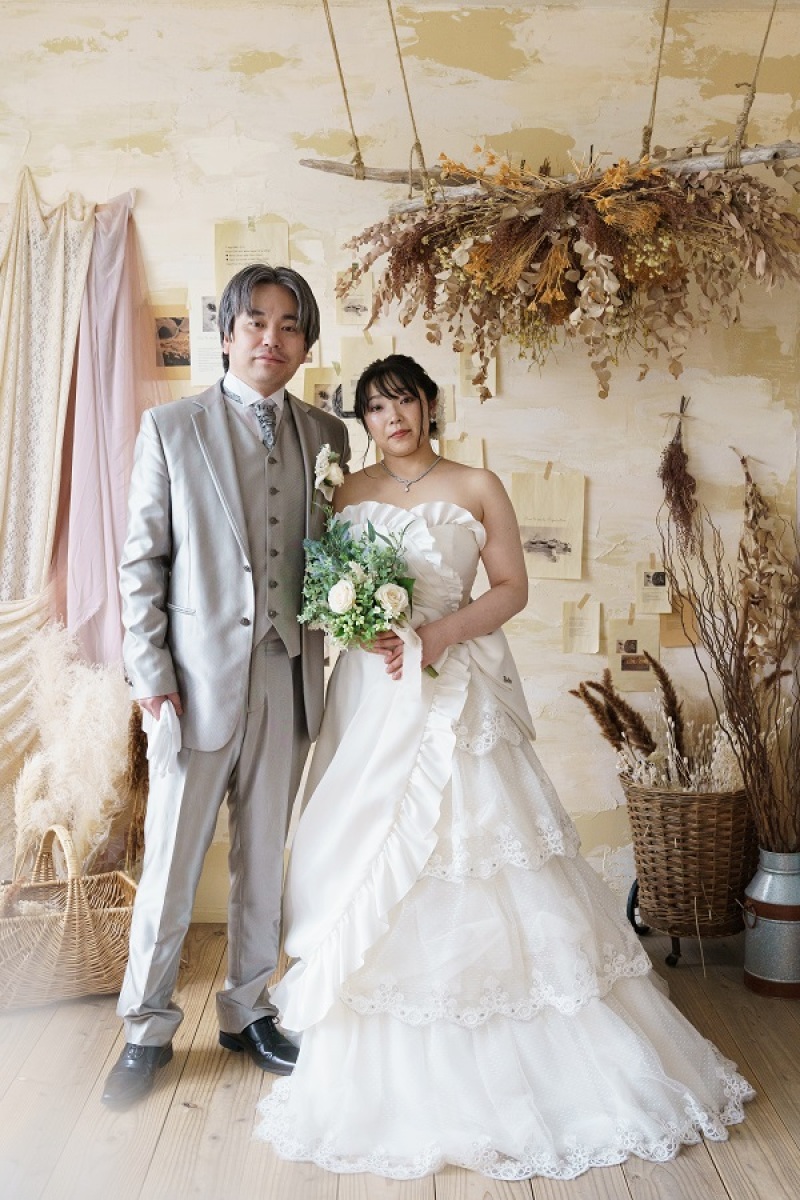 洋装に着替えて