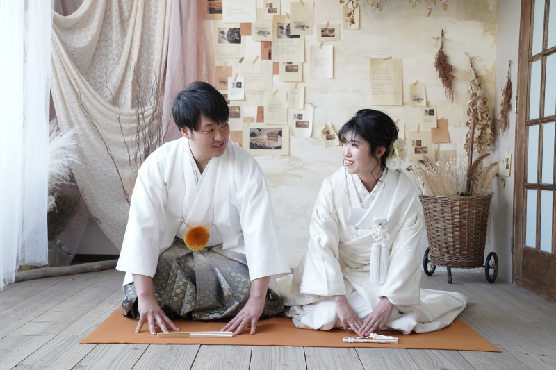 定番の正座ショット