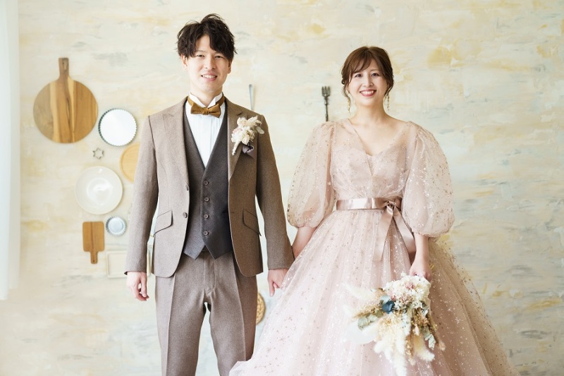 ドレスがしっかりとわかるように