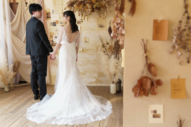 ドレスが映えるショット