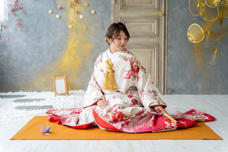 和装らしく
