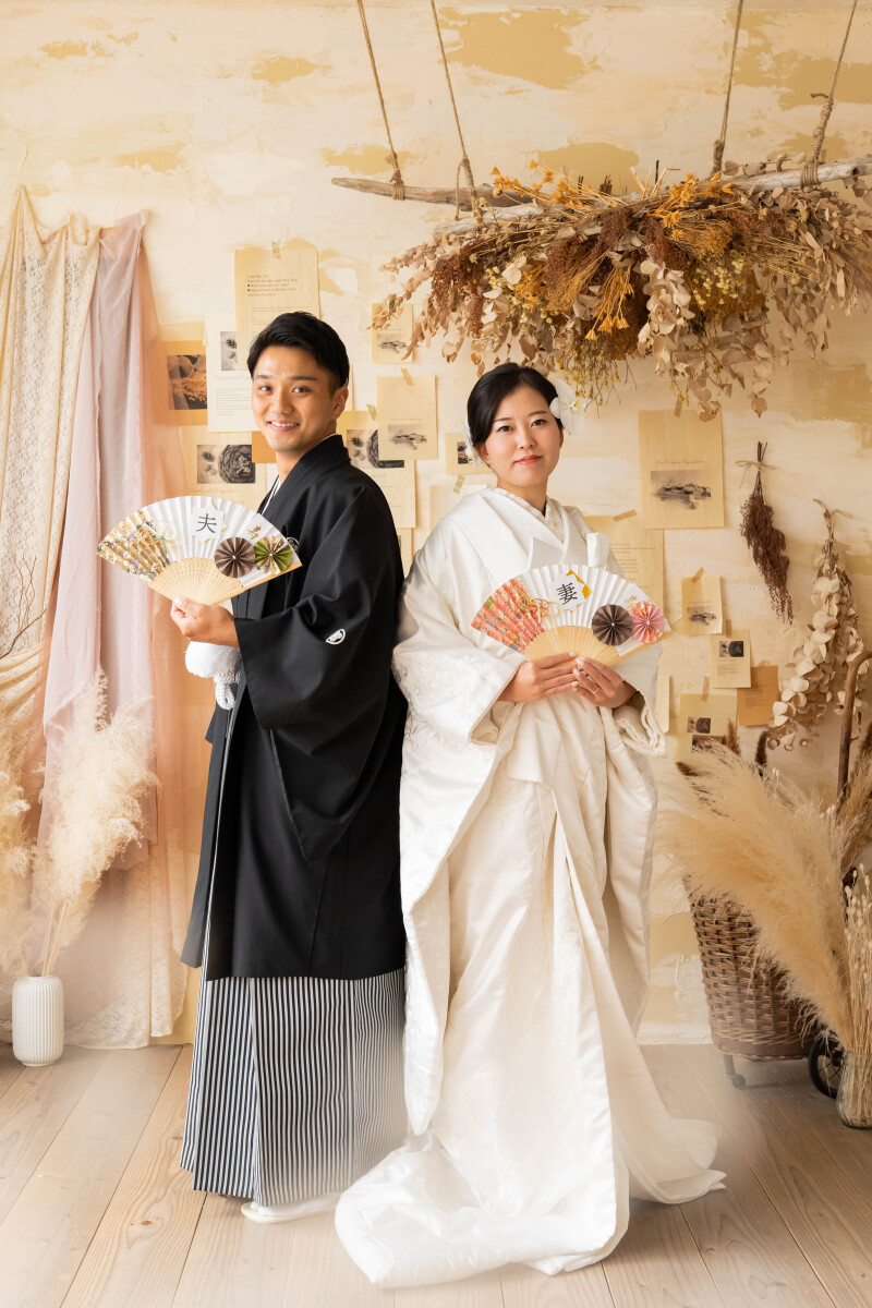 黒紋付×白無垢