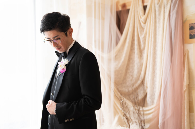 新郎様のソロショット