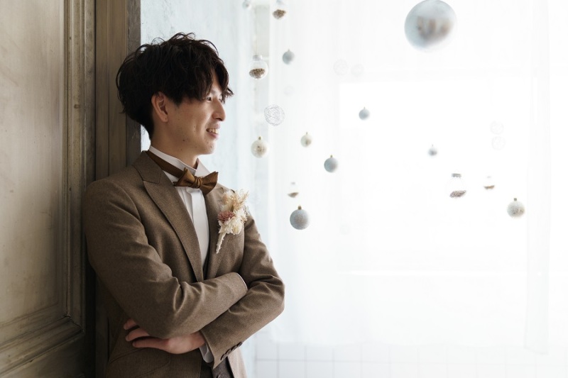 ご新郎様のソロショット