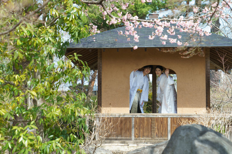 CLAIRE高崎店_庭園で撮影できる