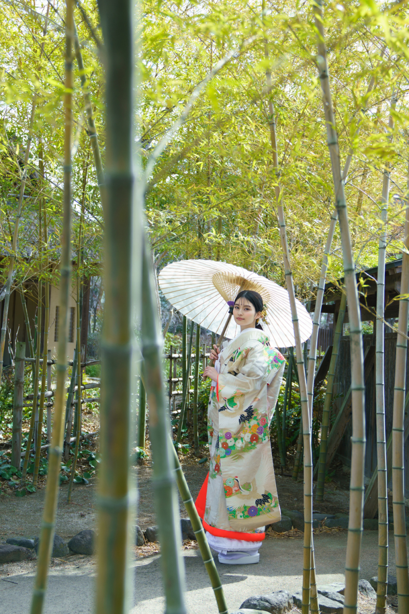 CLAIRE高崎店_庭園で撮影できる