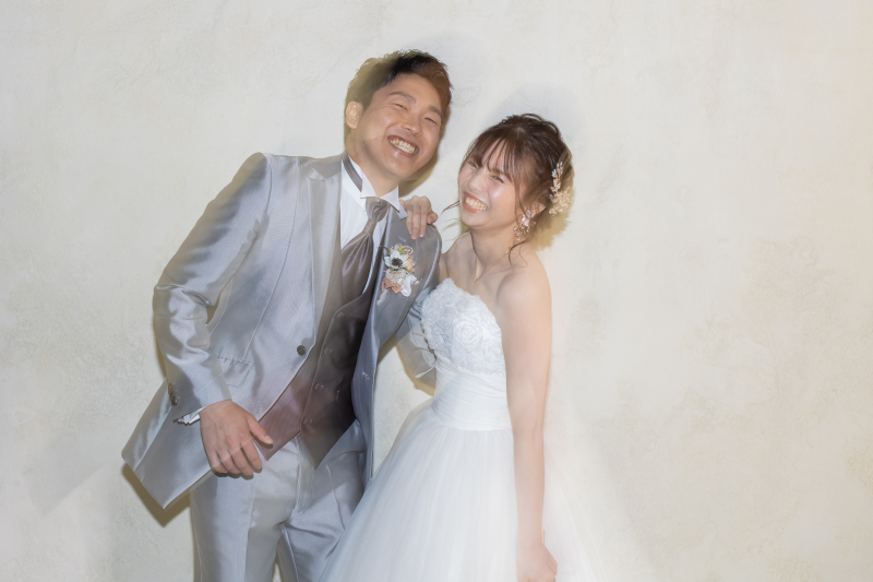 スタジオでシンプル撮影