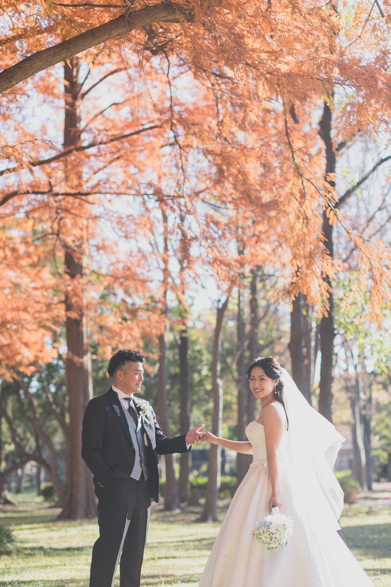 紅葉シーズンに