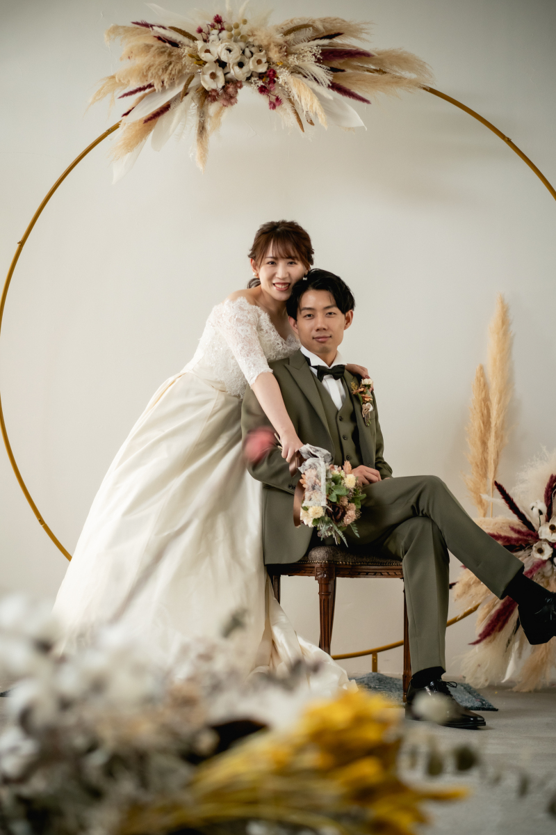 洋装で雰囲気を変えて