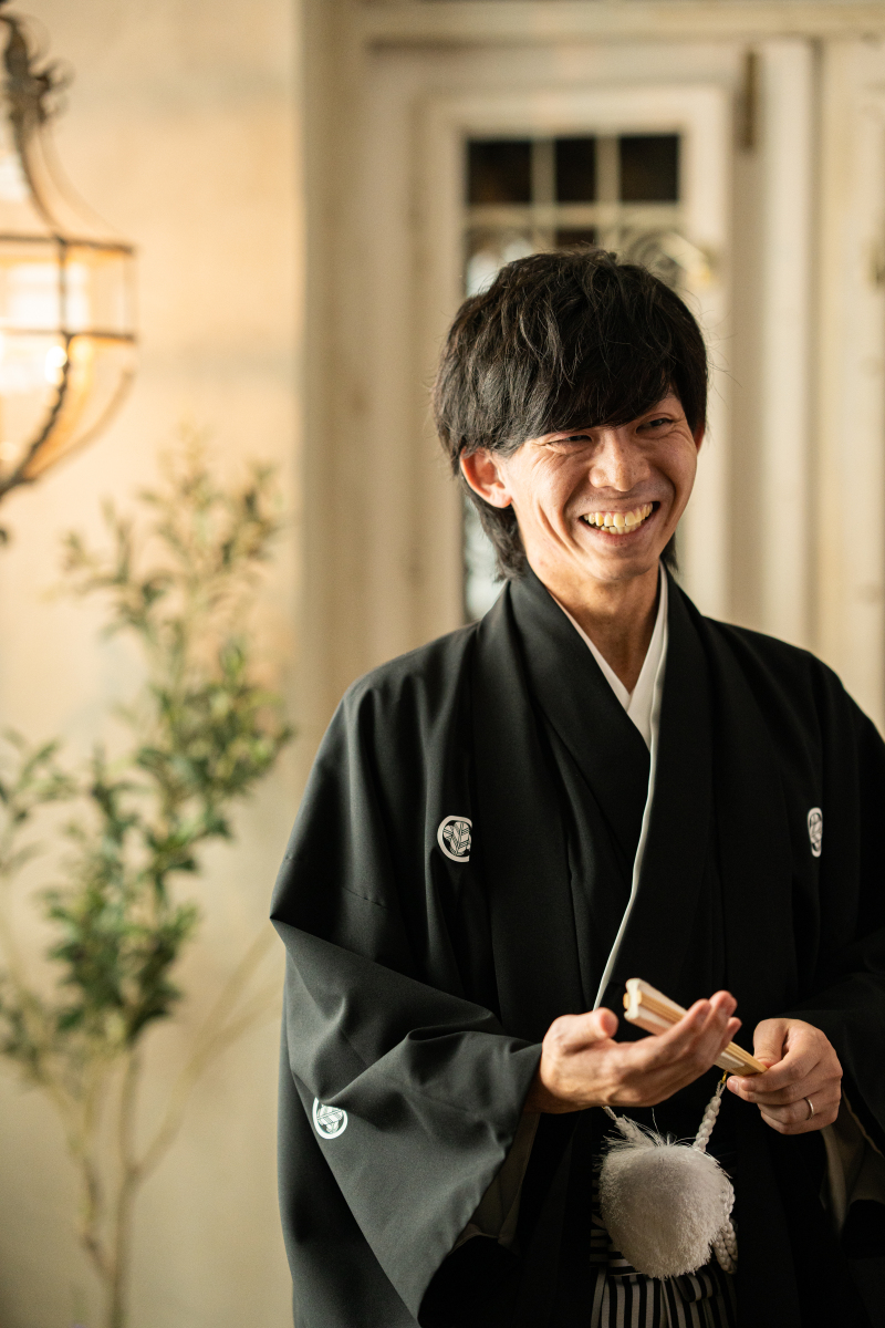 ご新郎様ソロショット