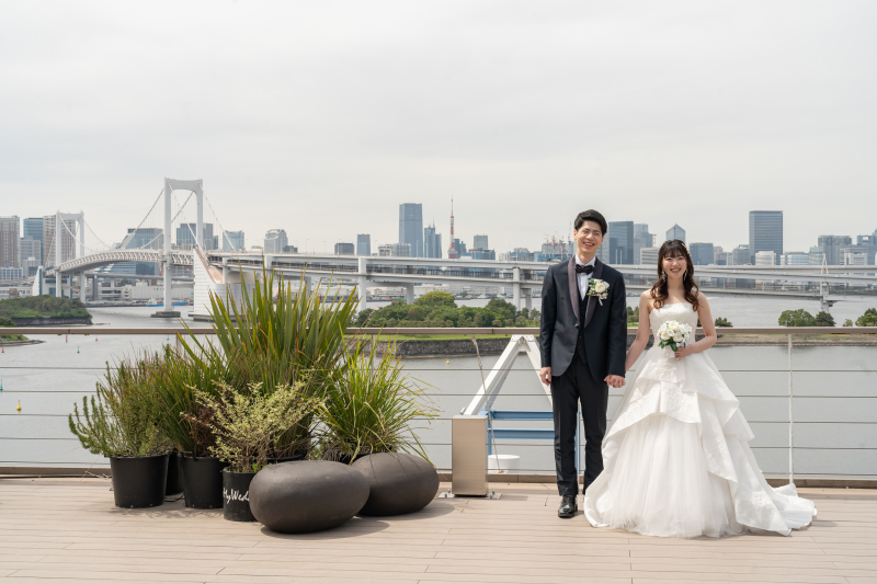 ラストはテラスで１枚！