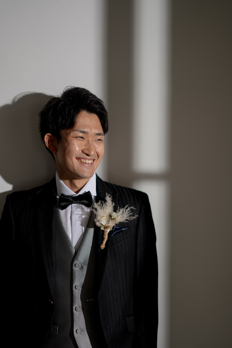 新郎様ソロショット