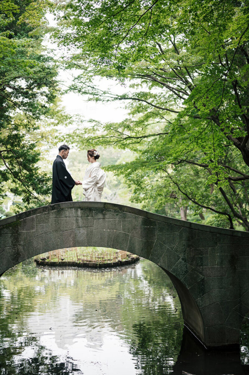ラヴィファクトリー東京お台場店_庭園で撮影できる