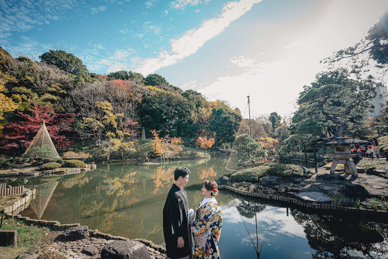 自然景観を生かした「肥後細川庭園」
