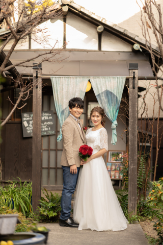 ラヴィファクトリー東京お台場店_ラヴィファクトリーお台場　街並み前撮り