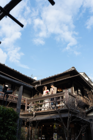 ラヴィファクトリー東京お台場店_ラヴィファクトリーお台場　街並み前撮り