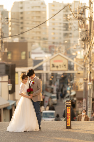 ラヴィファクトリー東京お台場店_ラヴィファクトリーお台場　街並み前撮り