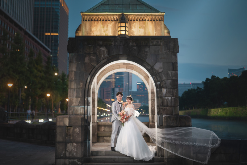 ふんわりベールショットでもパシャリッ