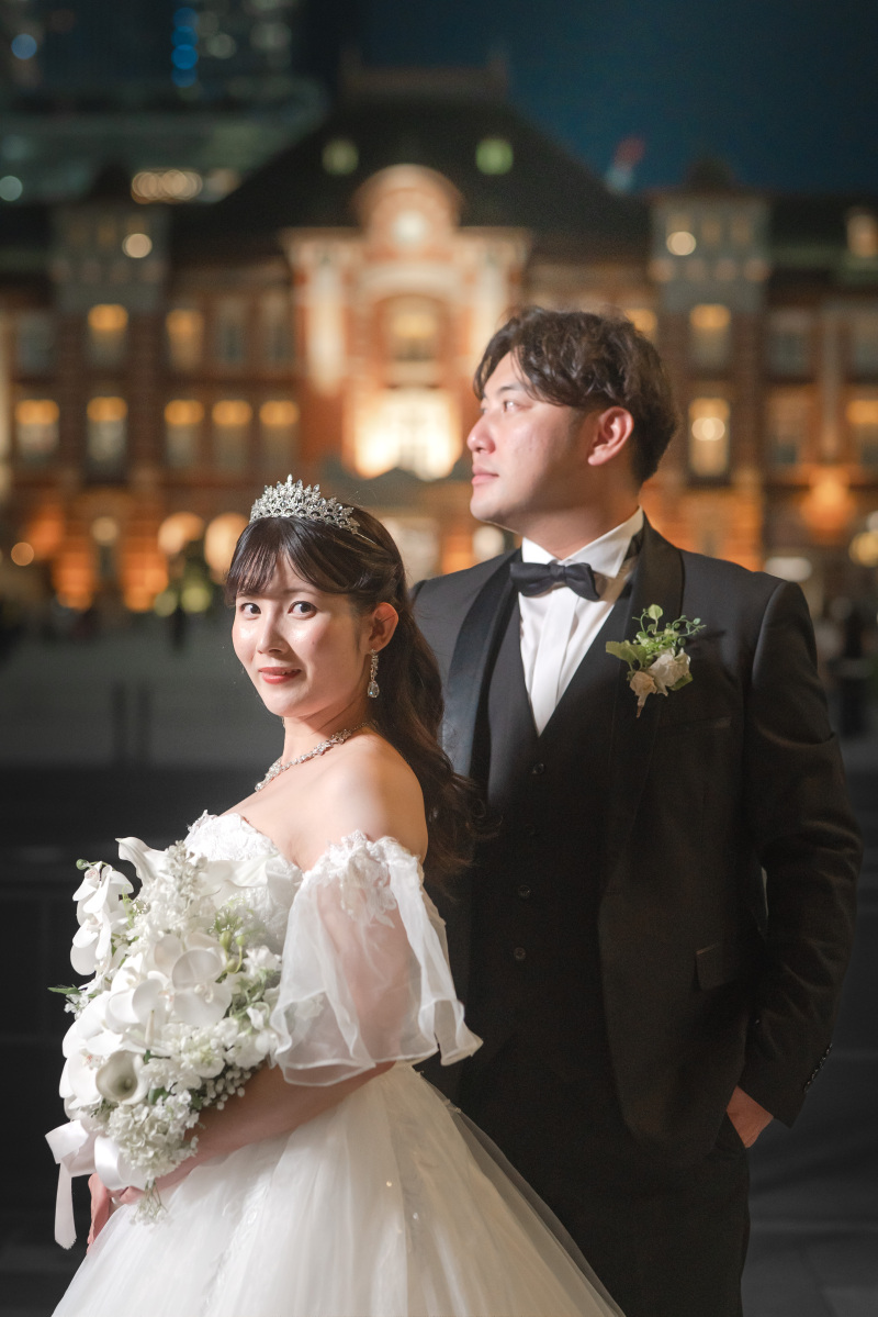 ご新婦様の目線ショット