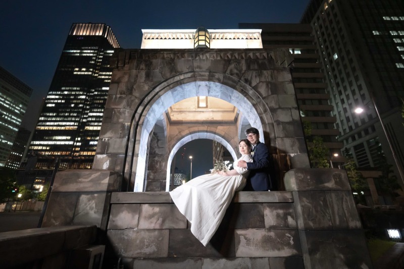 撮影の最後は和田蔵門へ