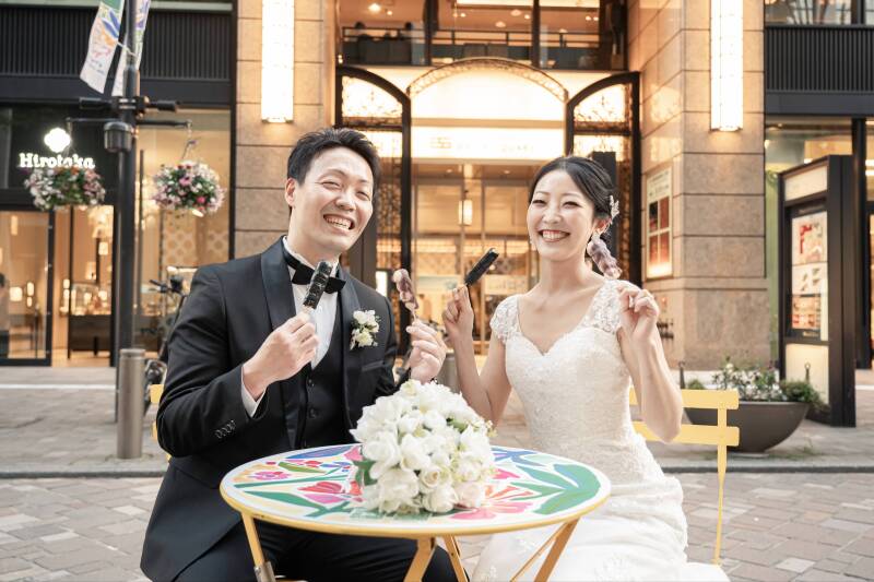 少し座りながら