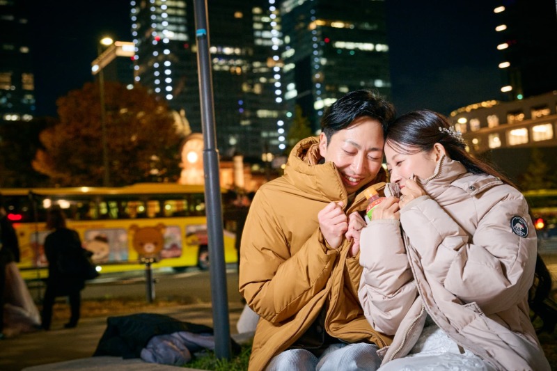 おふたりの空気感を大切にした一枚。