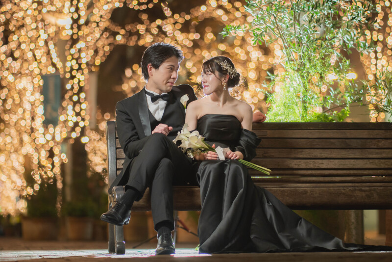 見つめ合うお二人