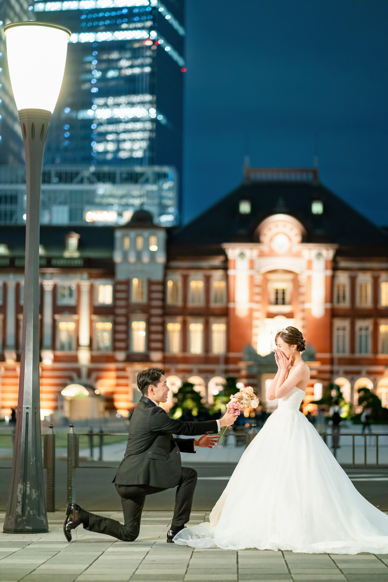 せっかくならプロポーズショットも残しましょう♪