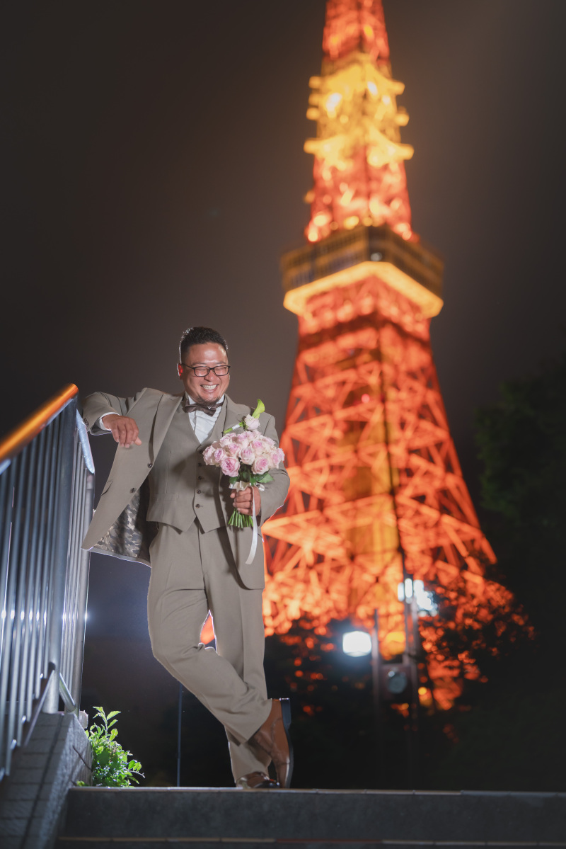 ご新郎様のソロショットもお撮りします･:*+.