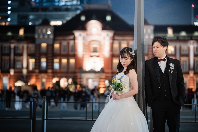 街灯に寄り添って