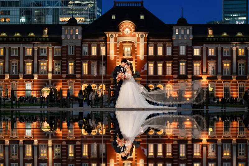 『リフレクション加工』で東京駅をもっと素敵に。