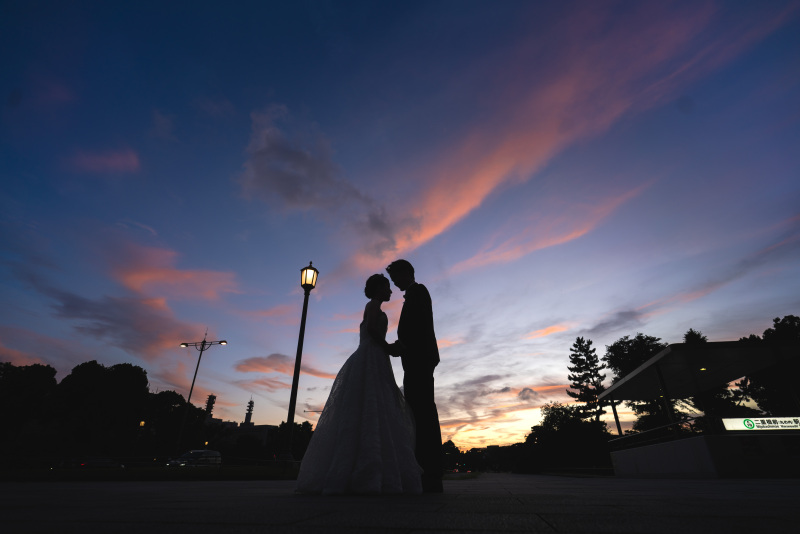 日の入り直近の幻想的な時間