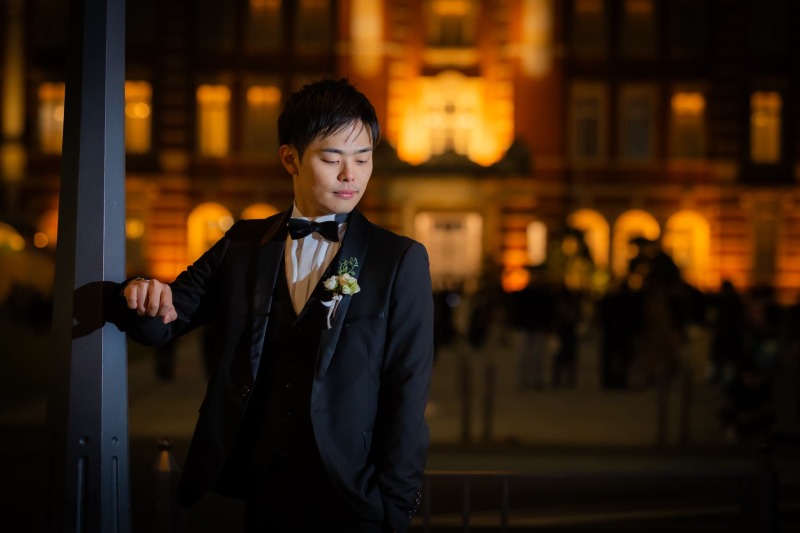 新郎様のソロショット