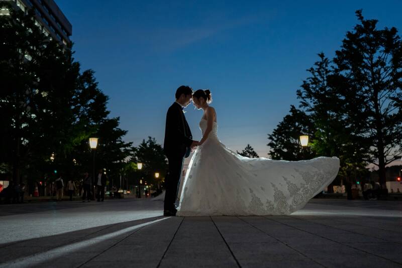 美しい空の色と