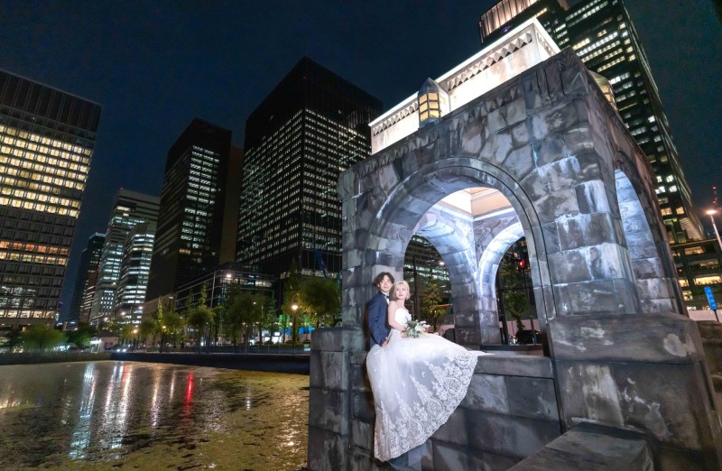 和田蔵門での撮影