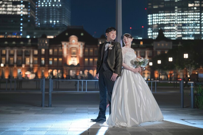 街灯に寄り添って