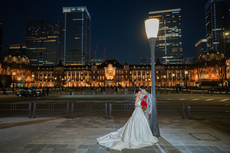 東京駅・丸の内駅舎前